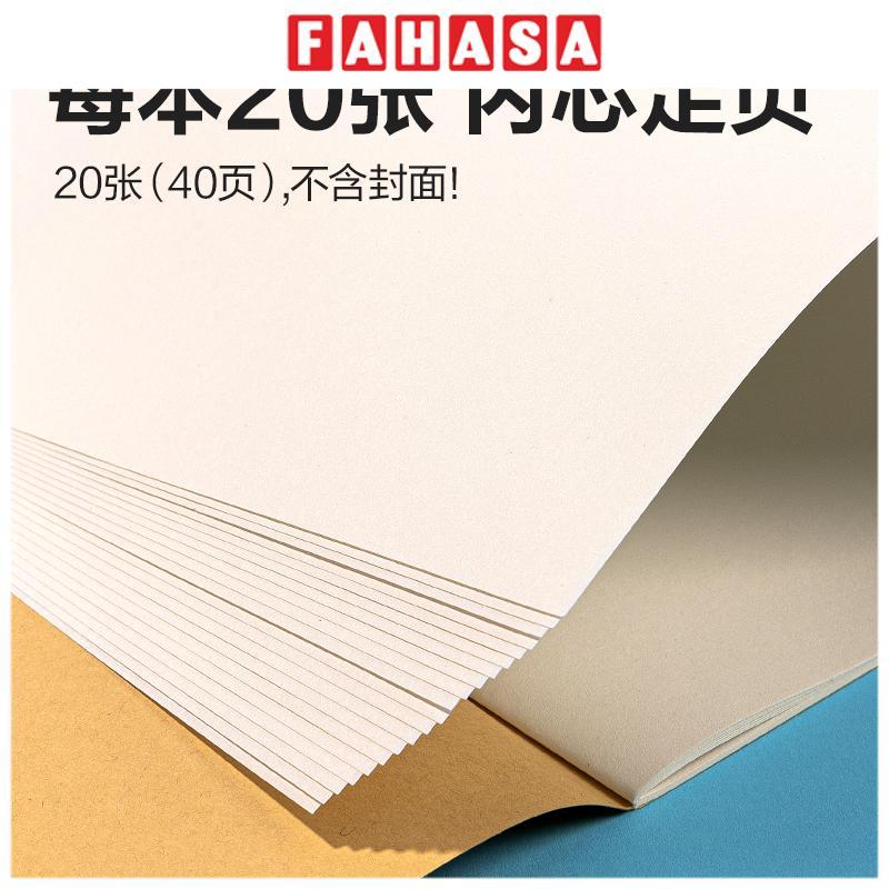 Sổ Vẽ Tô Màu A4 - Deli BE501-A4 (20 Tờ) - Hình Cún Con