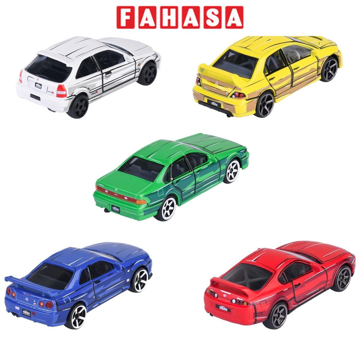 Bộ 5 Đồ Chơi Mô Hình Xe 5 Pieces Giftpack - Majorette 8502005000 - JDM Legends