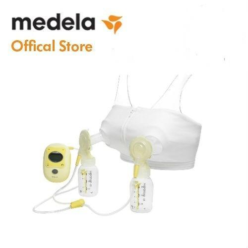 Medela - Áo hút sữa rảnh tay Easy Expression Bustier, size M/L (đen/trắng)