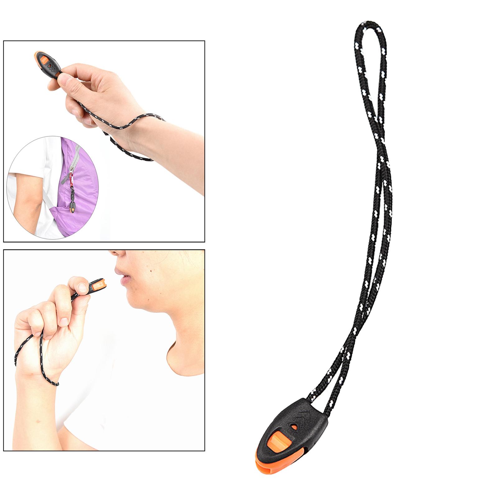 Survival Whistle w/Lanyard Camping Emergency Outdoor Tools