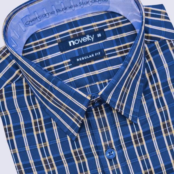 ÁO SƠ MI NAM DÀI TAY NOVELTY REGULAR FIT RECYCLED - 240628D
