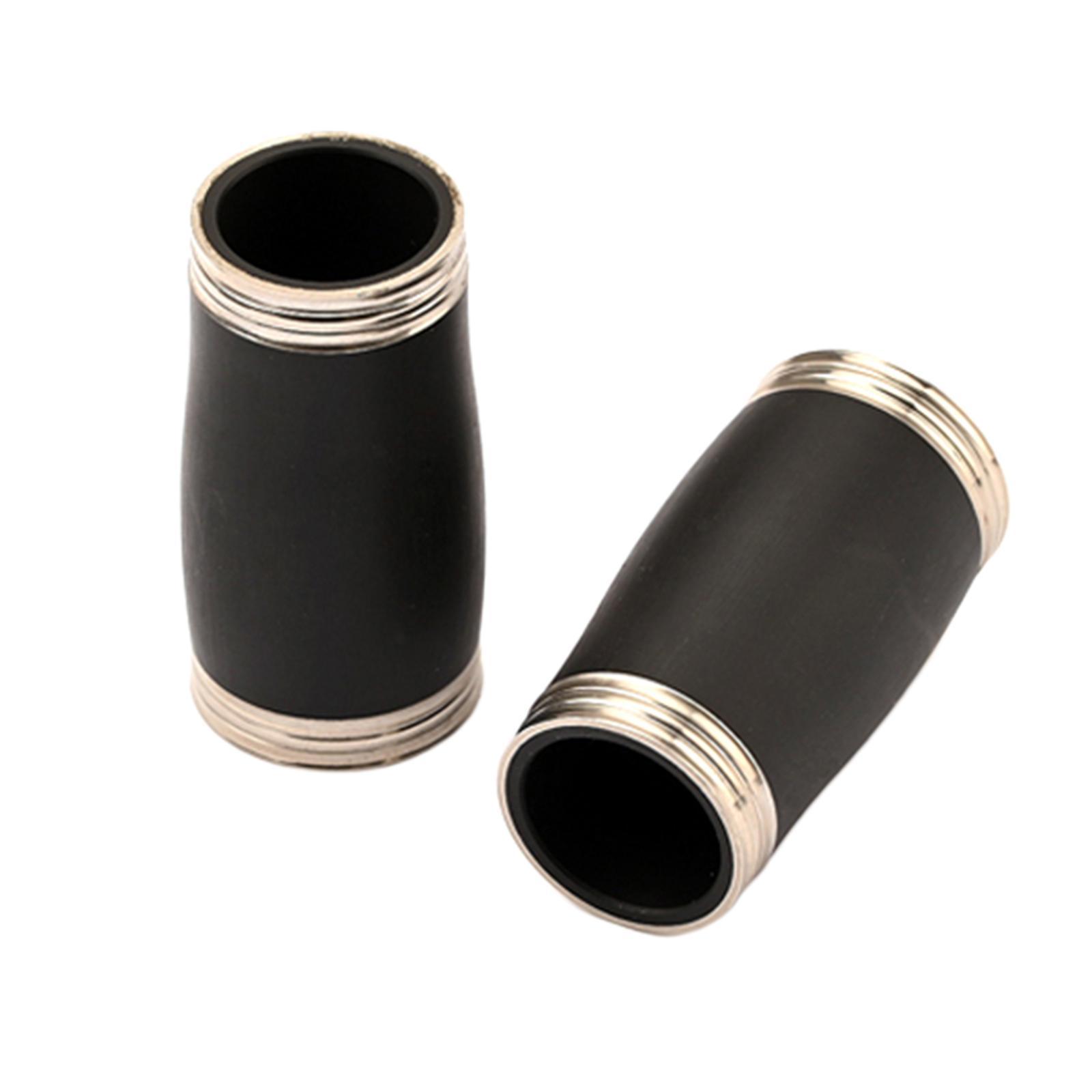 4 Pieces Bakelite Clarinet B Flat Adjustable Treble Pitch Pipe for Musical Instrument