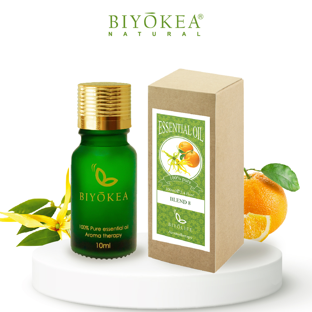 Tinh Dầu Hỗn Hợp Biyokea 8: Cam + Ngọc Lan Tây