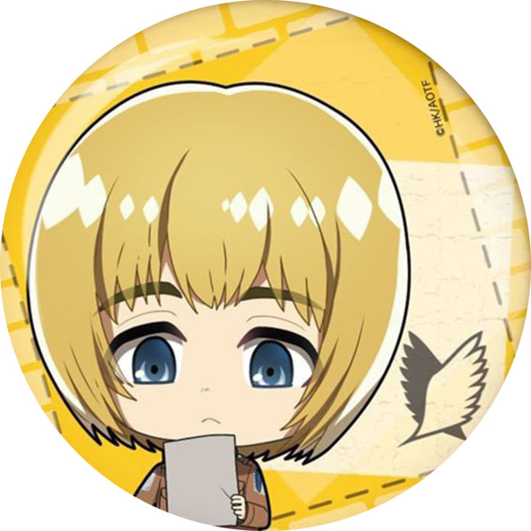 Huy hiệu in hình anime Attack On Titan anime chibi dễ thương huy hiệu cài áo (MẪU GIAO NGẪU NHIÊN)