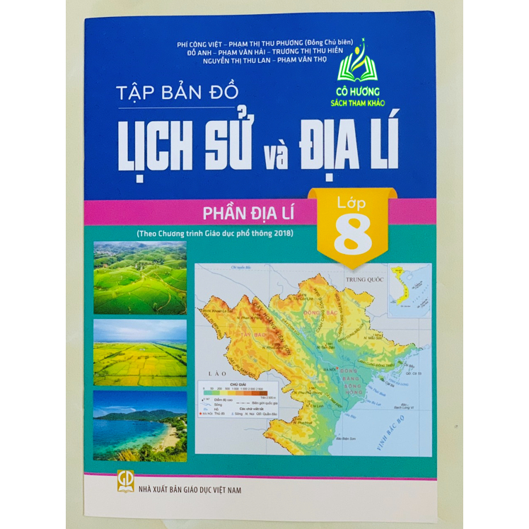 Sách - Combo tập bản đồ lịch sử và địa lí 8 - phần địa lí + lịch sử ( biên soạn theo chương trình GDPT 2018 )