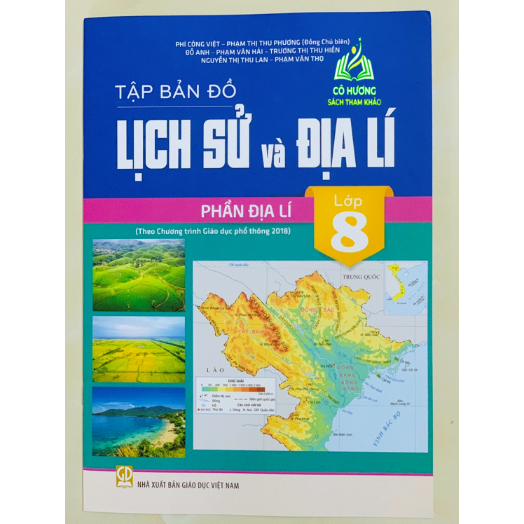 Sách - Combo tập bản đồ lịch sử và địa lí 8 - phần địa lí + lịch sử