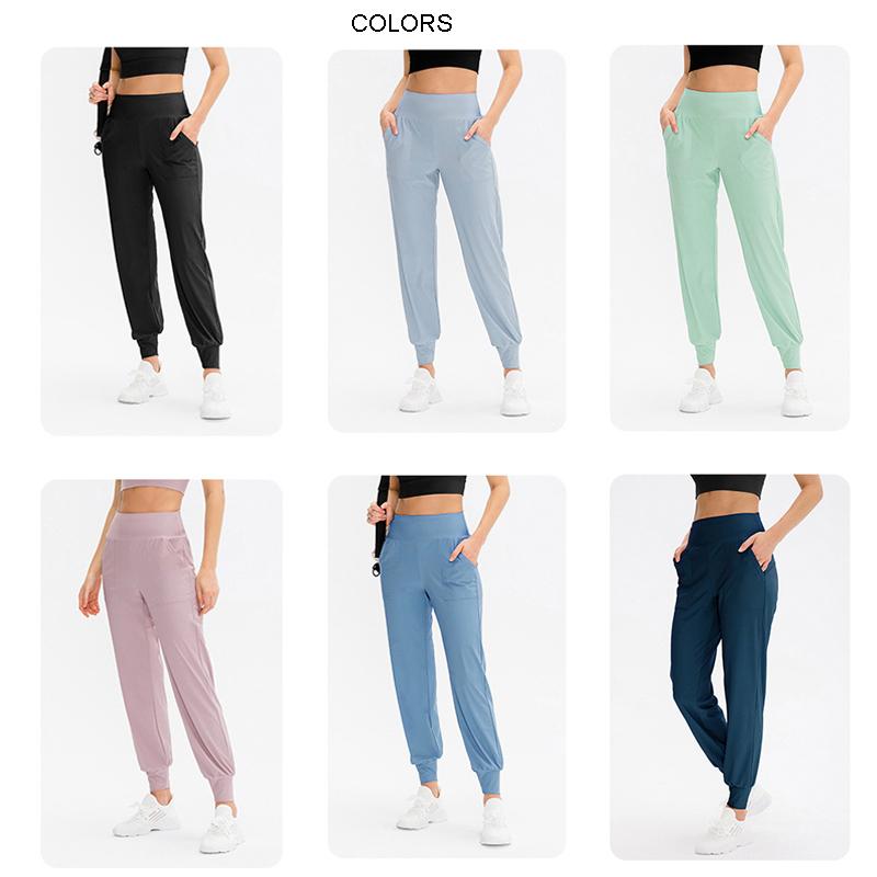 Lưng Cao, Dài Thấm Hút Mồ Hôi Cho Đường Chạy Quần Tập Luyện Thon Gọn Quần Jogger Quần Tập Yoga Quần Âu