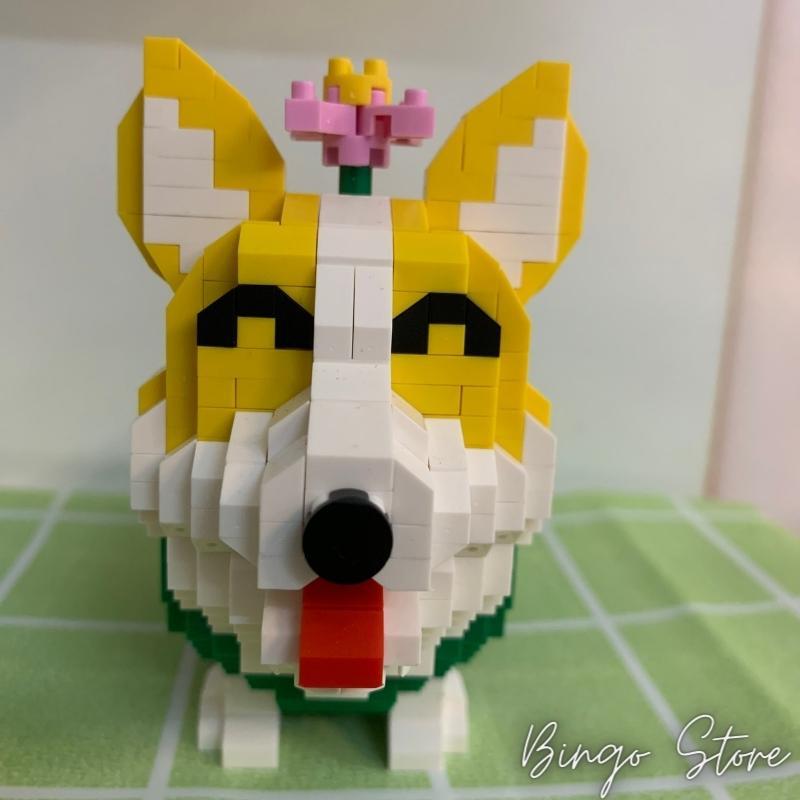 MÔ HÌNH LẮP RÁP CHÓ CORGI 815 CHI TIẾT SIÊU HẤP DẪN