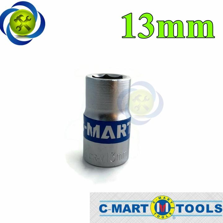 Tuýp 13mm C-Mart F0029A-6-13 loại ngắn xi mờ