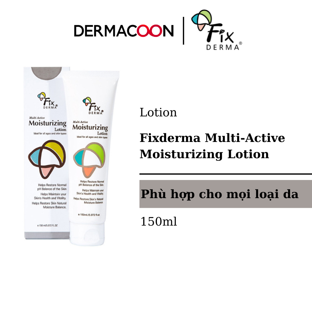 Kem dưỡng ẩm Fixderma Multi-Active Moisturizing Lotion 150ml