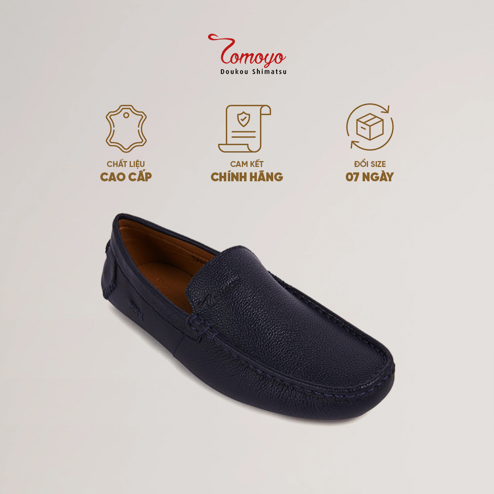 Giày Penny Loafer George Tomoyo Da Bò đế âm TMN06104