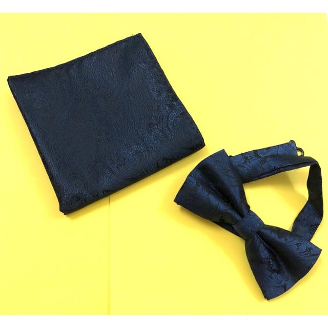 Combo Khăn cài áo vest và Nơ đeo cổ