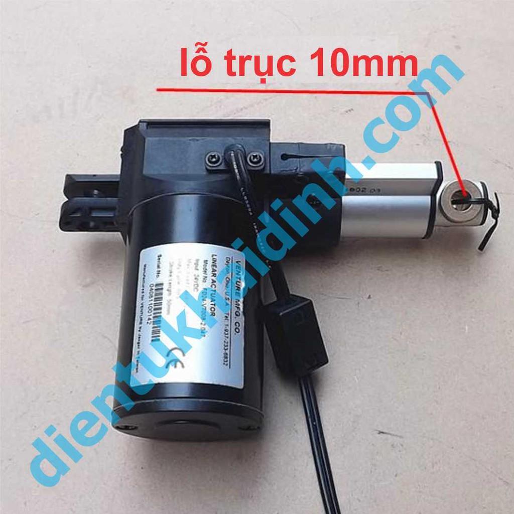 động cơ đẩy DC 24V 0.3A 6000N 1.6kg khoảng cách 46mm, tự động ngắt làm giường tự động kde4389