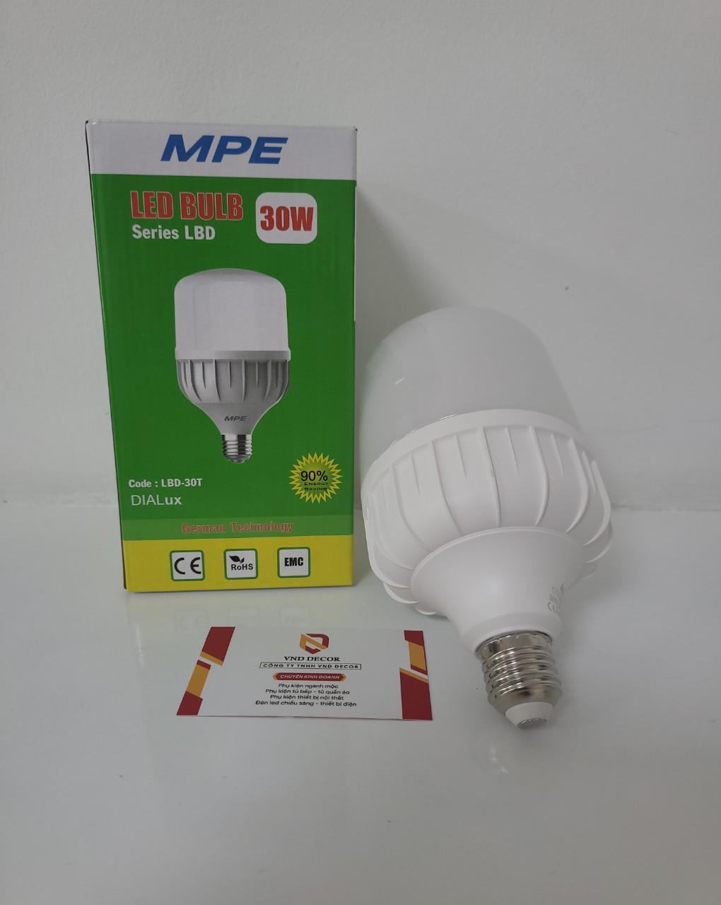 Bóng đèn Led Bulb 30W ánh sáng Trắng - MPE Chính Hãng đuôi E27, Đèn led trụ siêu sáng, Led Bulb trụ 30w ánh sáng trắng đuôi E27