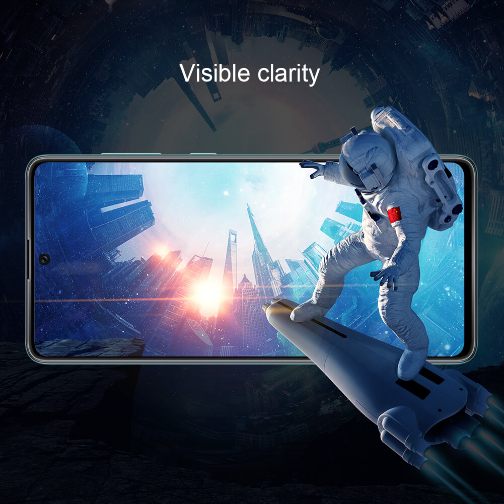 Miếng dán kính cường lực full màn hình 111D cho Samsung Galaxy A71 hiệu HOTCASE - Hàng nhập khẩu