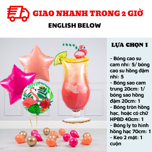 Bộ bóng ly cocktail BBG02