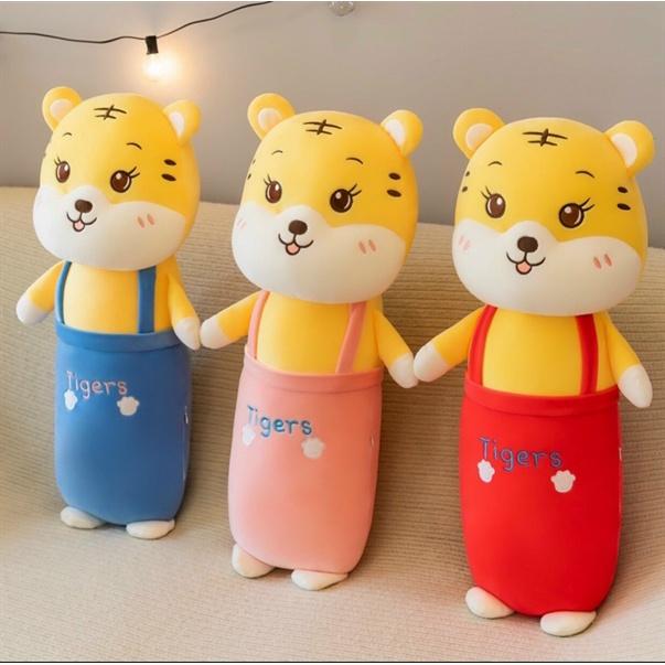 Gối ôm hổ yếm cao cấp - QCCC - mềm mịn cho bé - 65cm