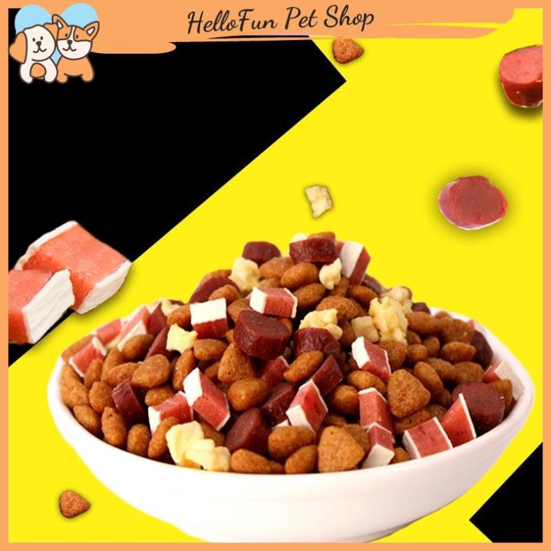 Hạt Captain cho chó - Hạt thức ăn cho cún cưng mix thịt bò, cá hồi và phomai
