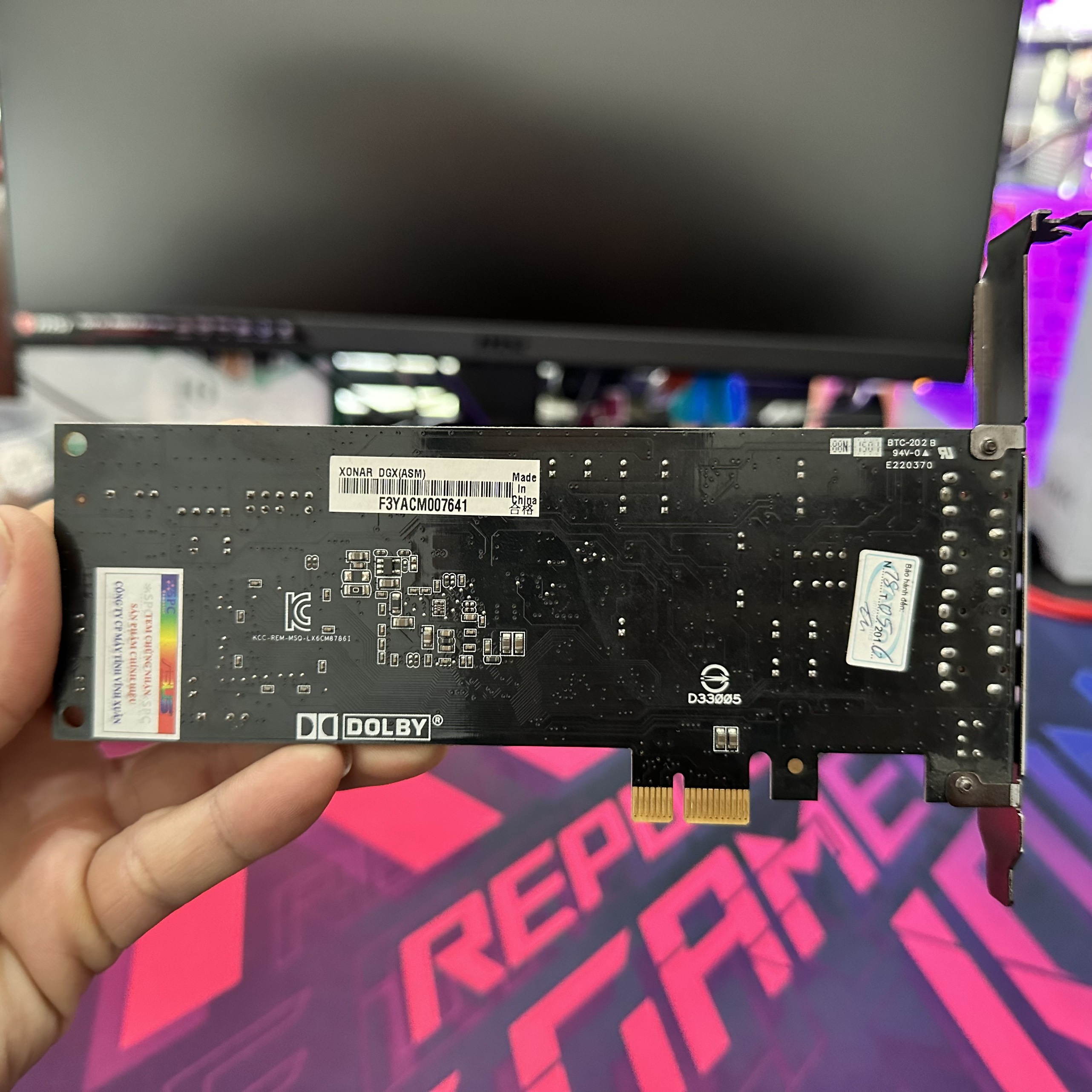 Card Âm Thanh Xonar DGX 5.1 PCI-E 1X (Cũ)