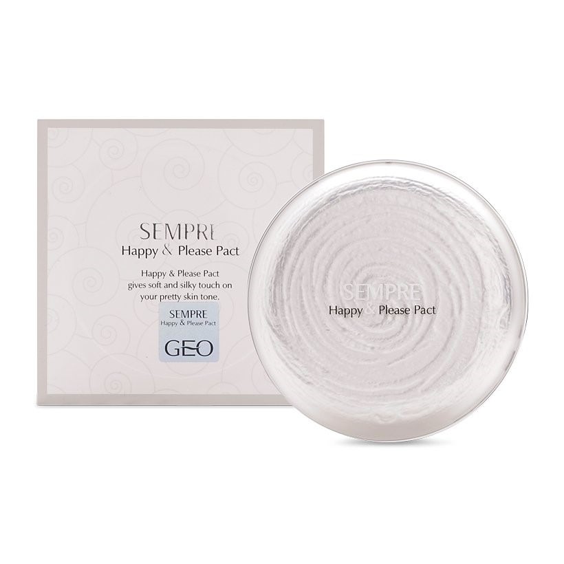 Phấn Phủ Siêu Mịn Sempre Happy & Please Pact #02 Geo