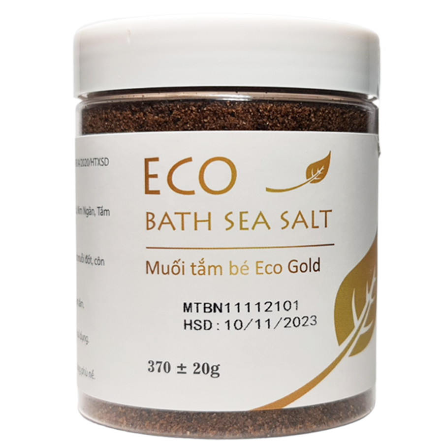 Muối Tắm Bé ECO GOLD 400g - Muối Tắm Cho Bé 100% Thảo Dược Thiên Nhiên Làm Giảm Ngay Các Chứng Viêm Da, Mẩn Đỏ, Mẩn Ngứa và Dị Ứng An Toàn Cho Cả Trẻ Sơ Sinh