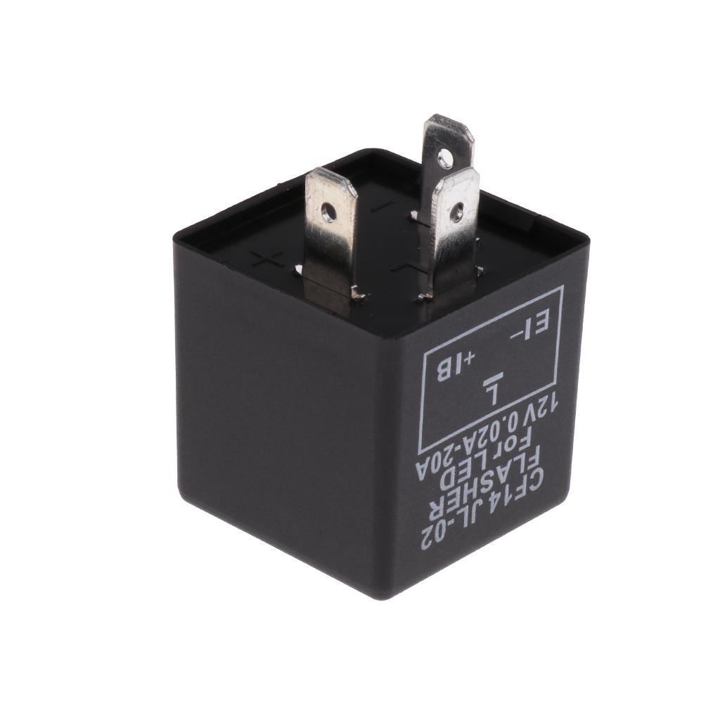 JL-02 3 Pin Flasher Relay 20A 12V   Flash Controller