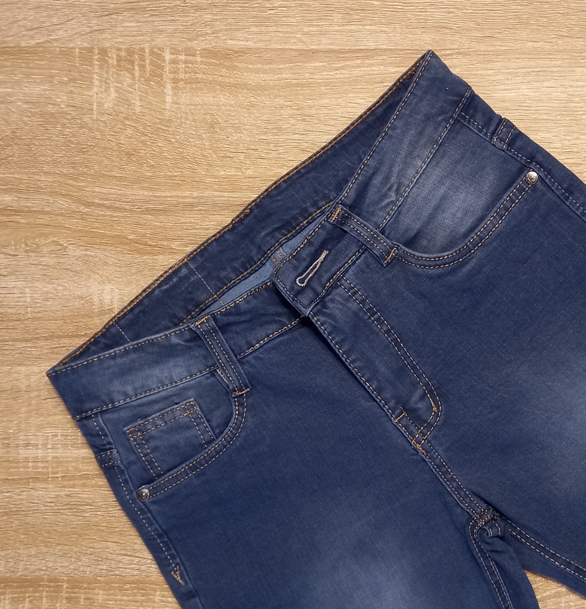 Quần jean nam co giãn dáng đẹp màu xanh mẫu mới jean nam co gian