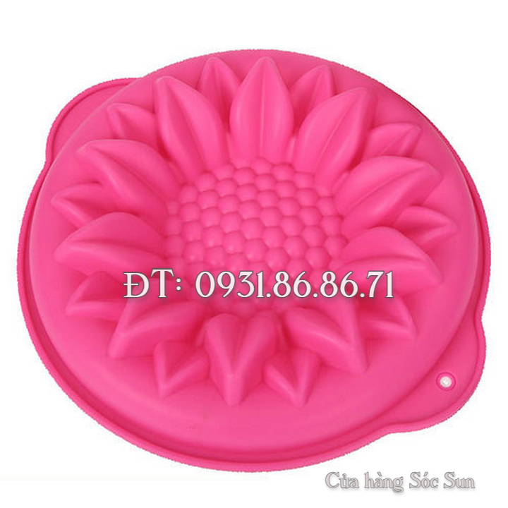 Khuôn silicon hoa hướng dương đại đóa loại 30 cm - Mã số 1145