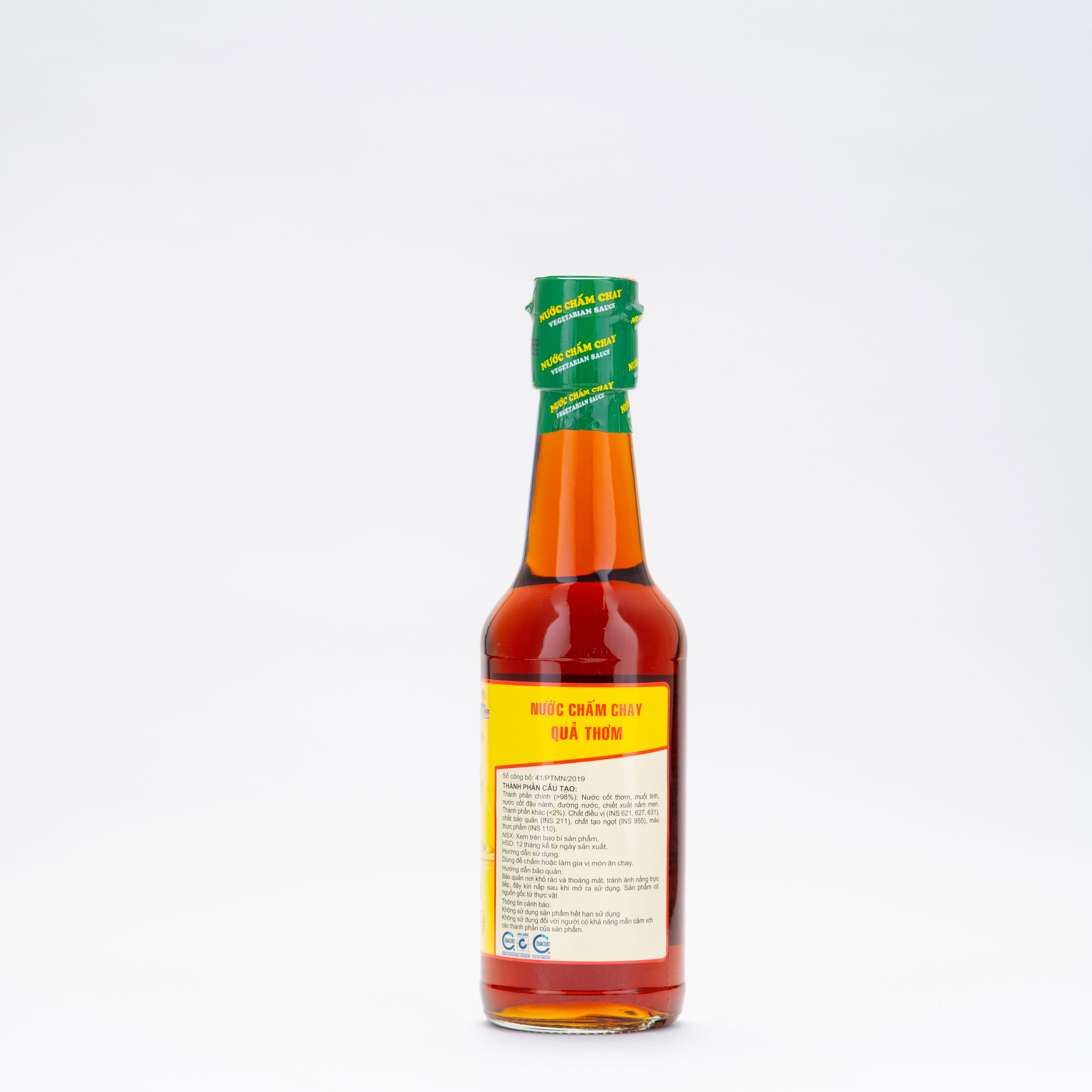 [ Hàng Xuất Khẩu ] Nước Chấm Chay Hảo Hạng Cao Cấp Quả Thơm Phan Thiết Mũi Né 310ML - Chai Thuỷ Tinh