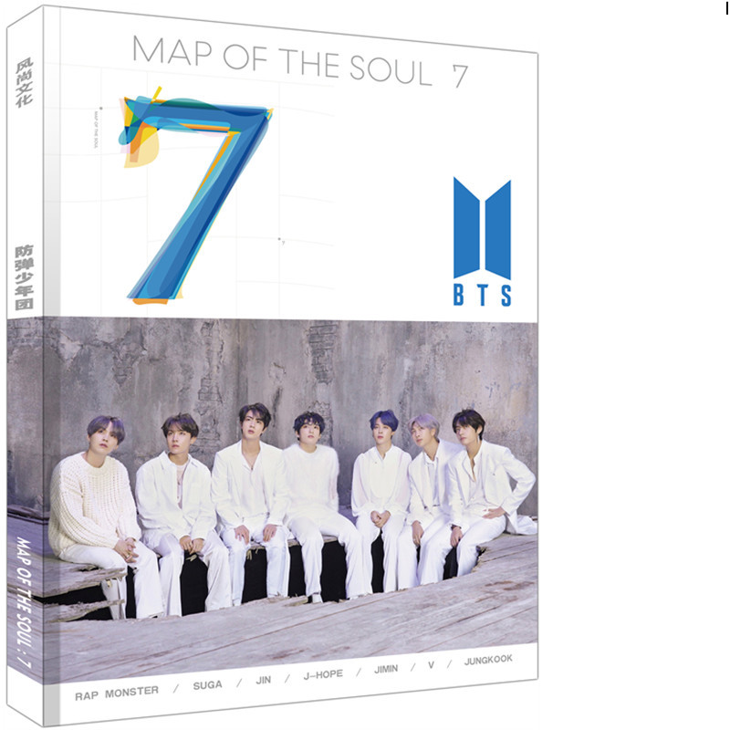 Album ảnh BTS mẫu mới Map the Soul 7' khổ A4 tặng kèm sticker BTS