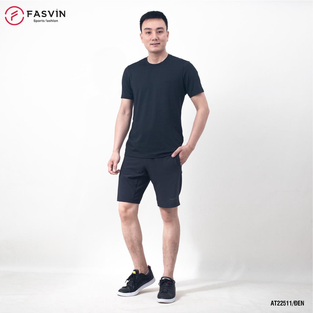 Bộ quần áo thể thao nam FASVIN AT22511.HN chất vải mềm nhẹ co giãn thoải mái