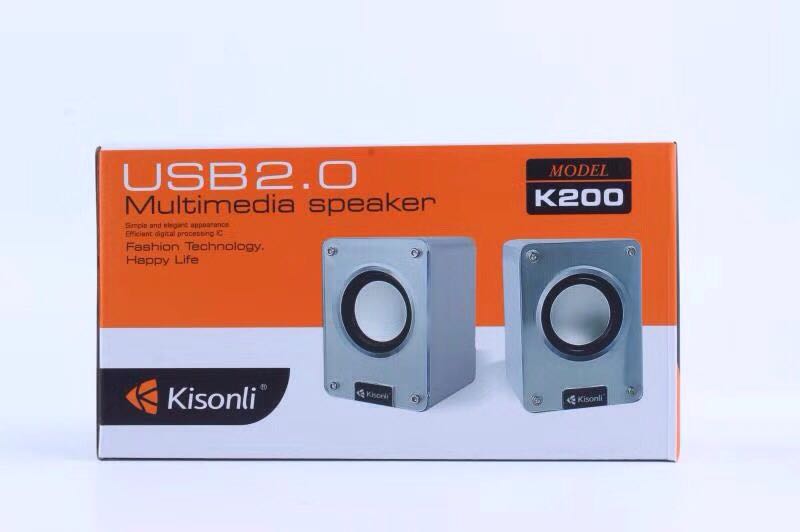 Loa Vi Tính Mini 2.0 speaker Kisonli K200 - HÀNG CHÍNH HÃNG