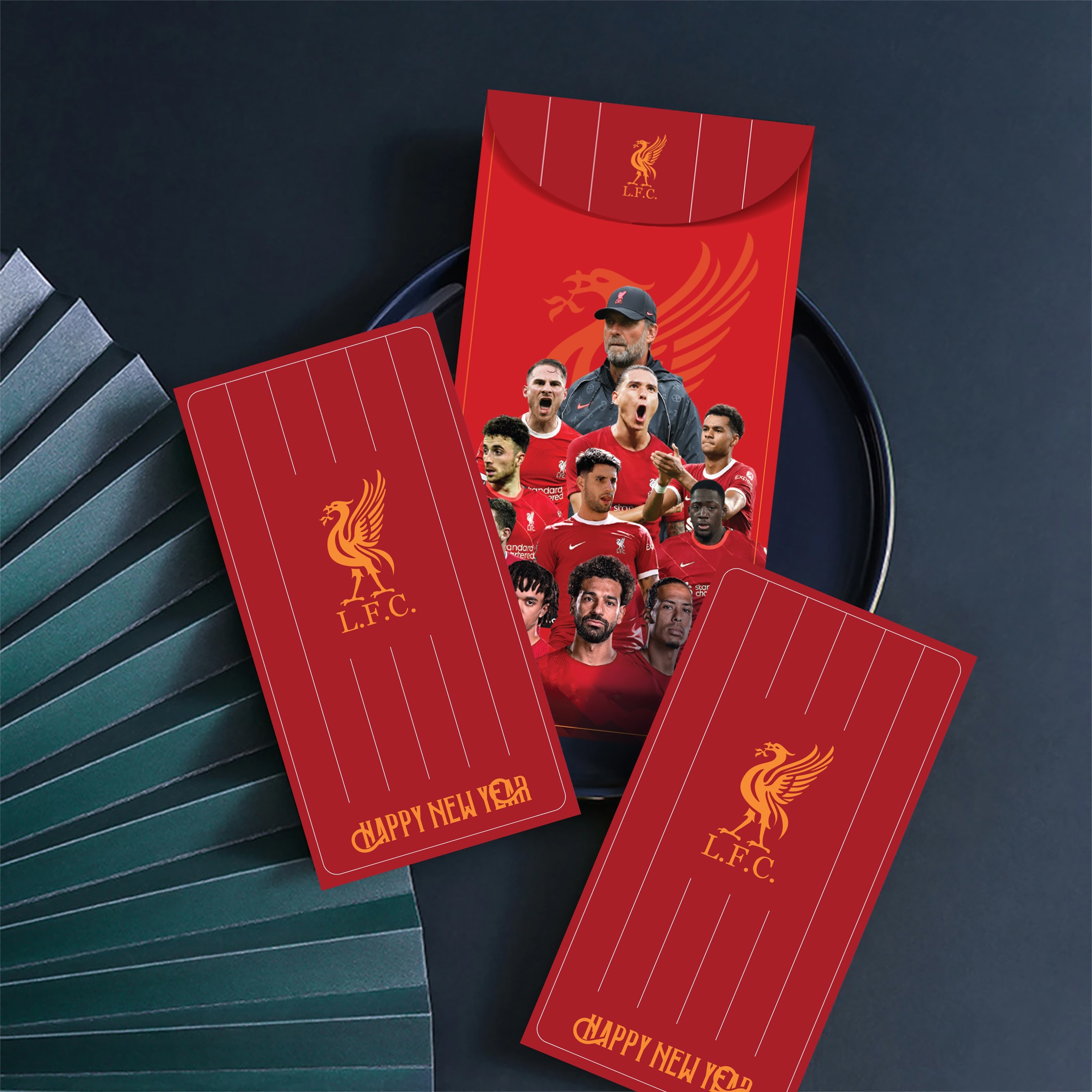 COMBO 10 Bao Lì Xì Năm Mới 2024 Giáp Thìn (FC LIVERPOOL) 8X16cm – Đẹp - Ý Nghĩa