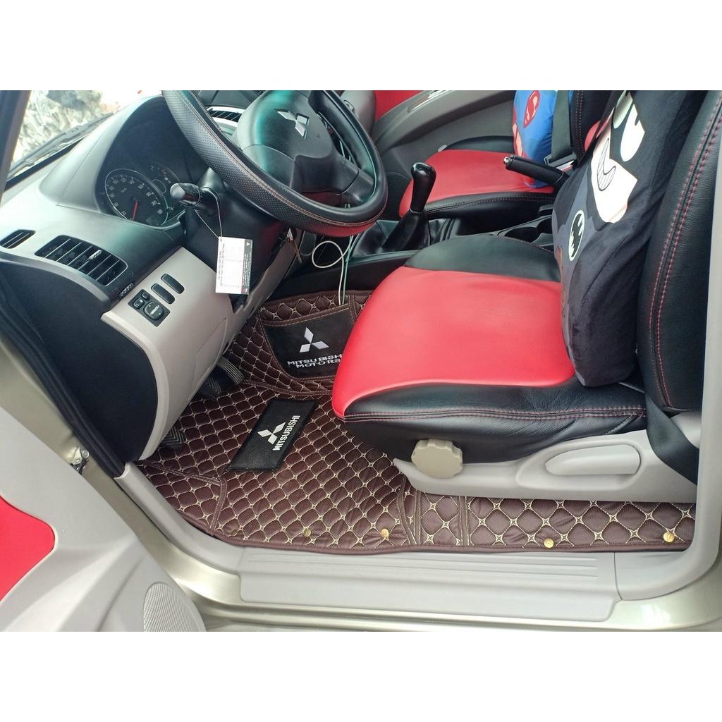 Thảm Lót Sàn Xe MITSUBISHI ATTRAGE đời 2019 - 2023, Thảm 5D mẫu da cao cấp, kết hợp rối sàn, Chuẩn Phom, Đa Dạng Mẫu Mã