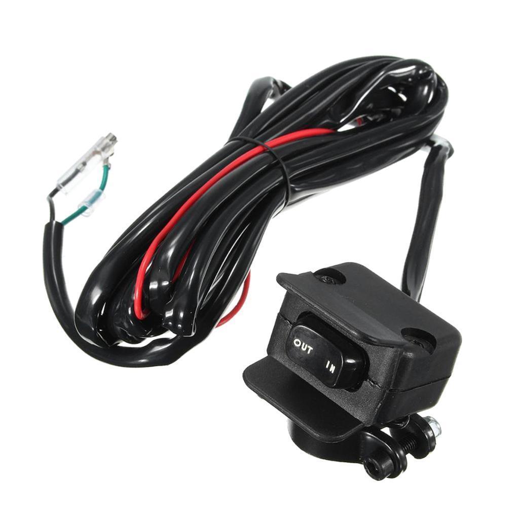 3 Meters 12V Winch Rocker Switch Control Line Kit for Motorcycle ATV