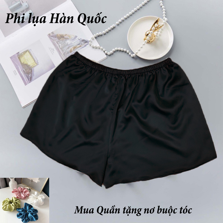 Quần Đùi Nữ Mặc Nhà New Design Quần Short Nữ ,Vải Satin, Mịn ,Thoáng Mát, Nhiều Màu Big Size Mặc Thoải Mái QA0004