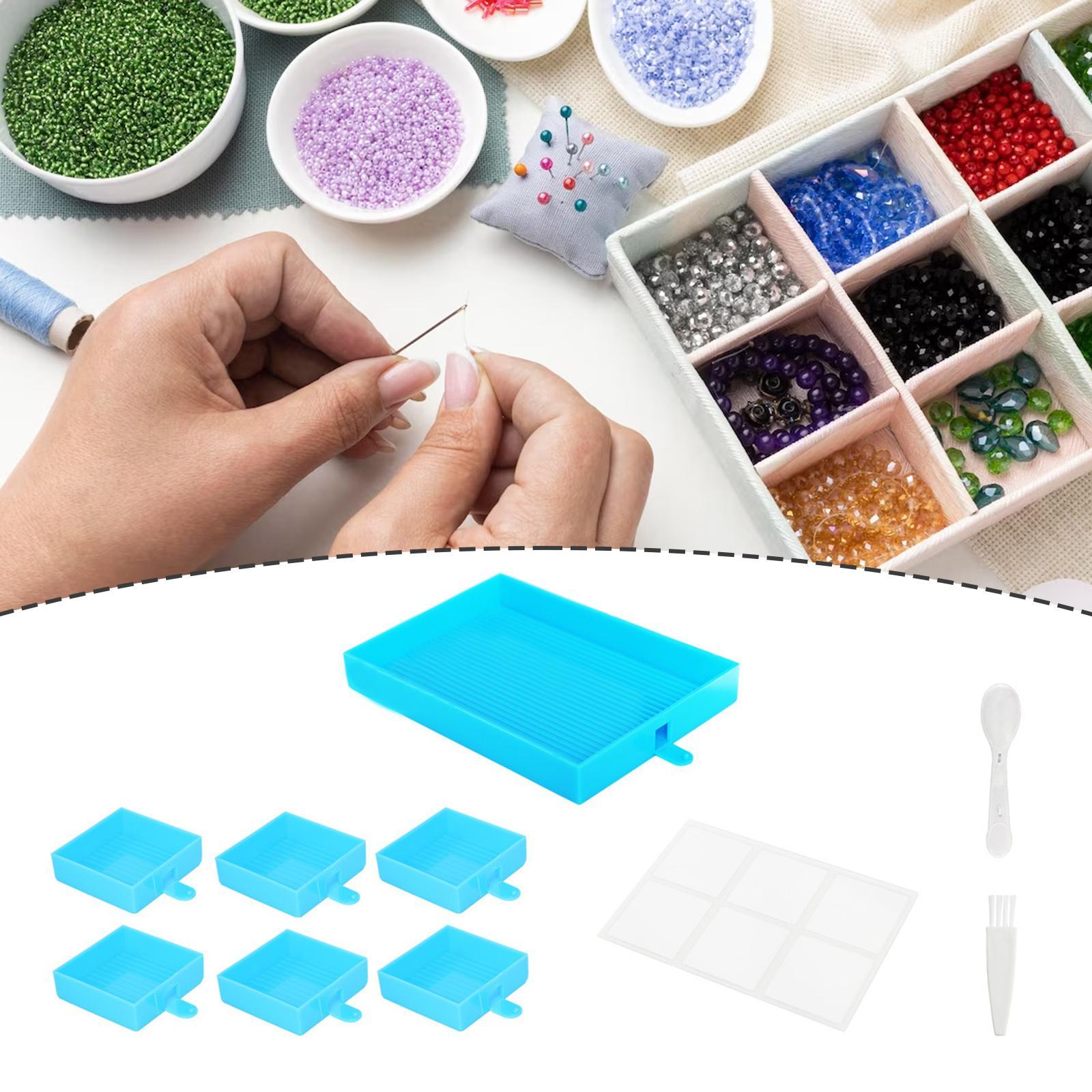 5D Diamond Paint Tray Set Storage Organizer Diamond Paintings Accessories