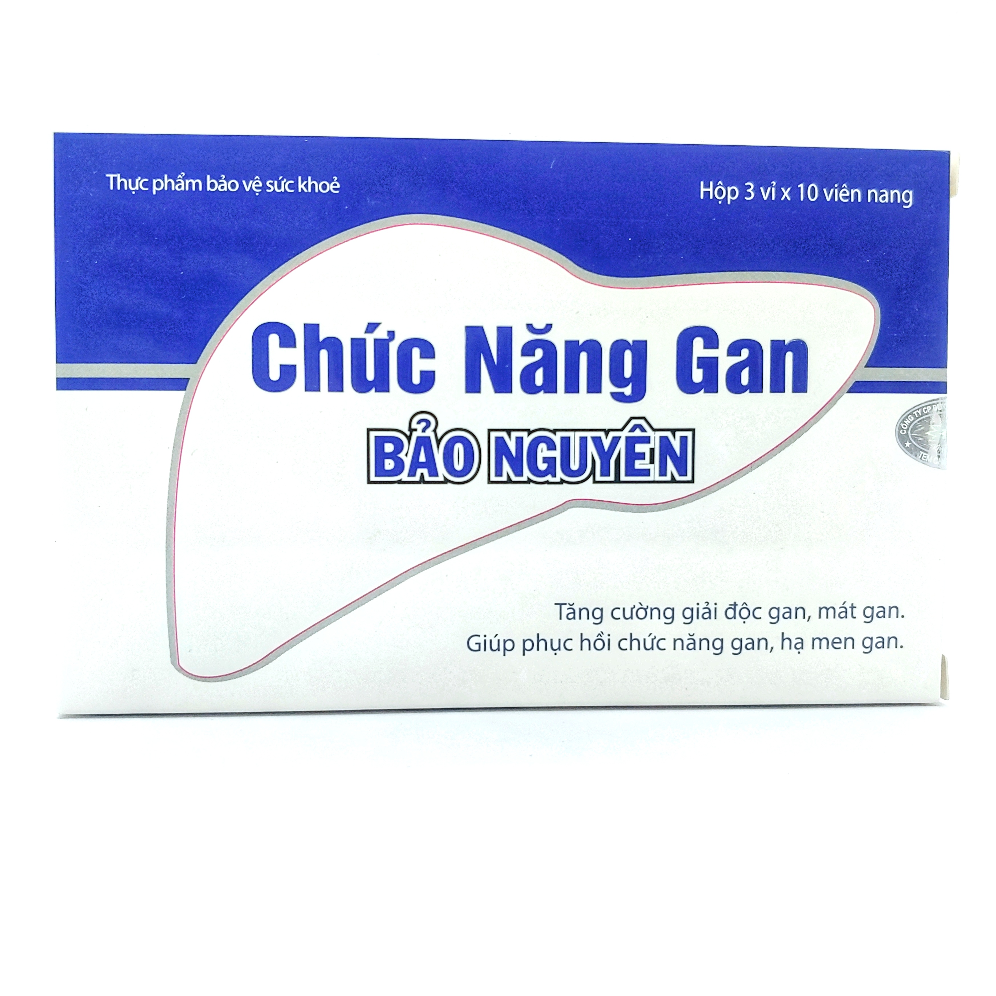 Thực phẩm bảo vệ sức khỏe Viên uống Chức năng gan Bảo Nguyên