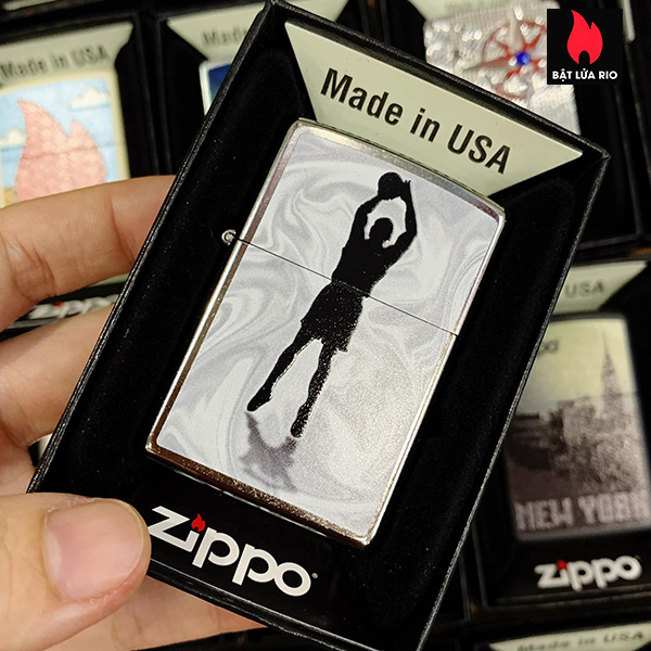 Bật Lửa Zippo 207 Basketball Shadow