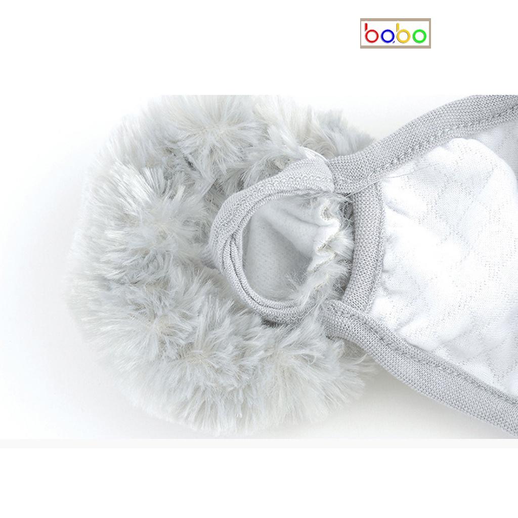 Khẩu Trang mặt nạ ấm bịt tai mùa đông dành cho người lớn có che tai vải chống bụi có thể giặt được babo (TC15)