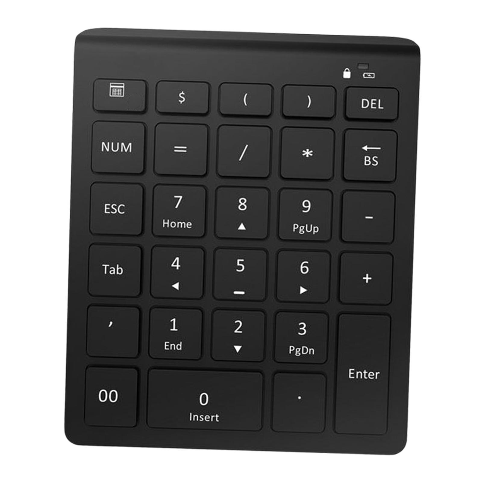 Number pad laptop numeric keypad 28 Keys Black