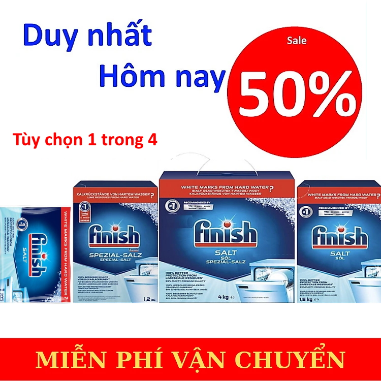 Muối rửa chén Finish 4.0kg