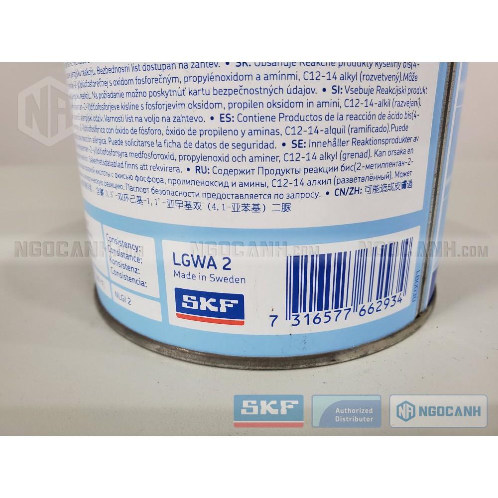 Mỡ bò bôi trơn SKF LGWA 2/1 - mỡ có dãy nhiệt độ hoạt động rộng