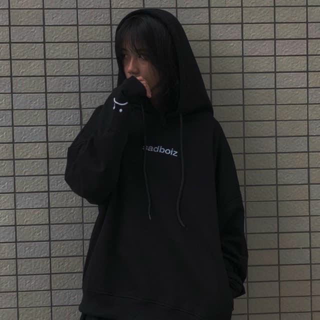 Áo Hoodie Sadboiz Unisex Kiểu Hàn Quốc Đẹp - FREESHIP ĐẸP -Khoác Nỉ Ngoại Chống Nắng Nam Nữ Có Nón Mũ 2 Lớp