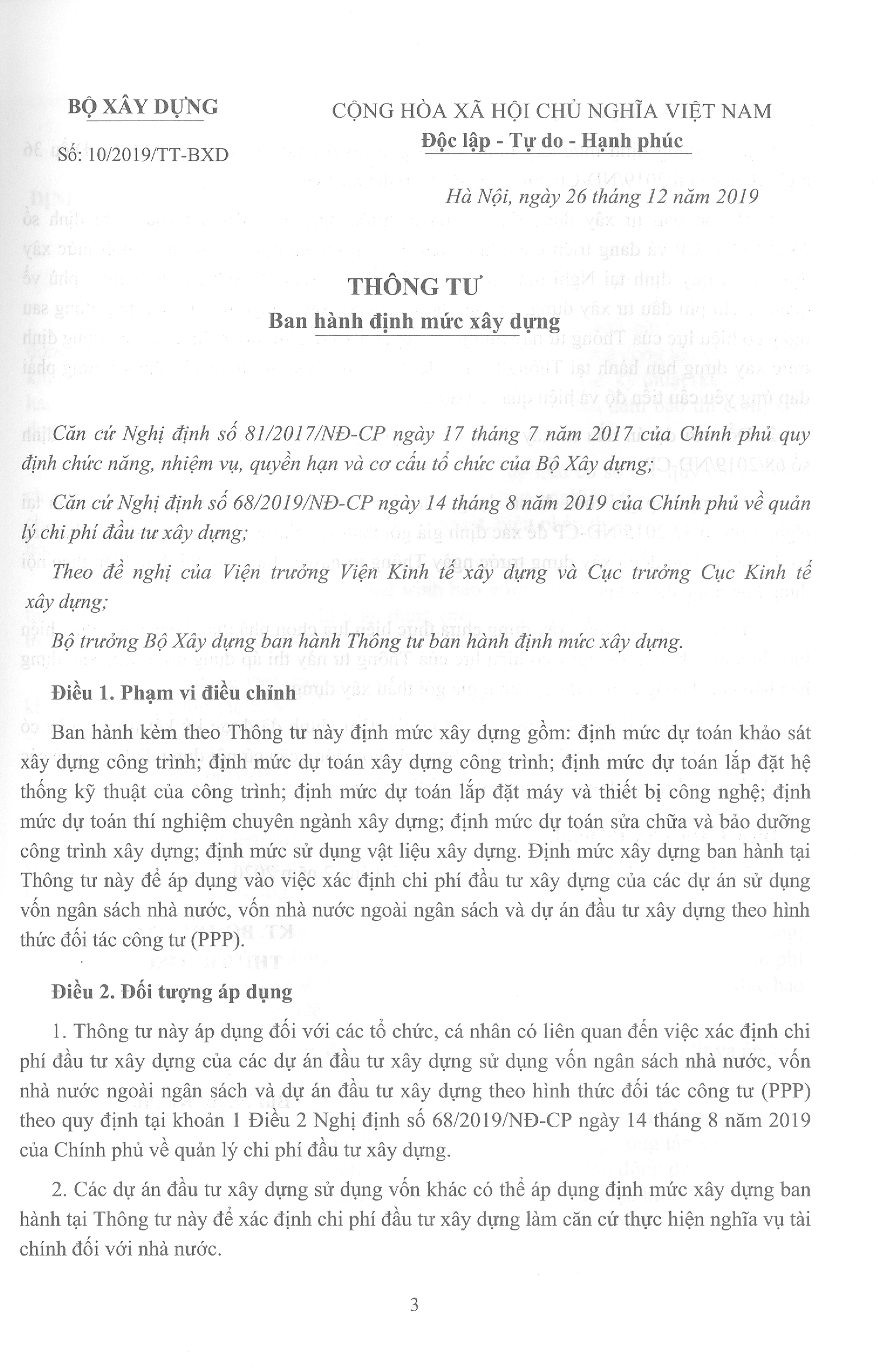 Định Mức Dự Toán Sửa Chữa Và Bảo Dưỡng Công Trình Xây Dựng