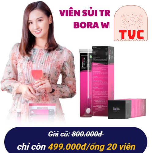 Combo 3 Hộp Sủi Bora White - Viên sủi trắng da, mờ thâm sạm nám tàn nhang, ngăn lão hóa hiệu quả