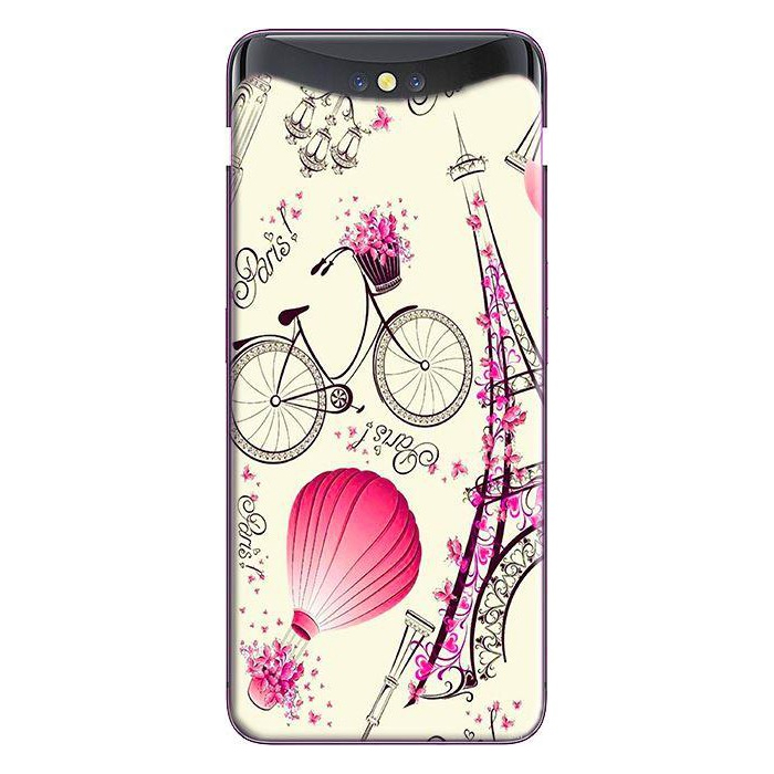 Ôp Lưng Dành Cho Oppo Find X - Xe Đạp Paris