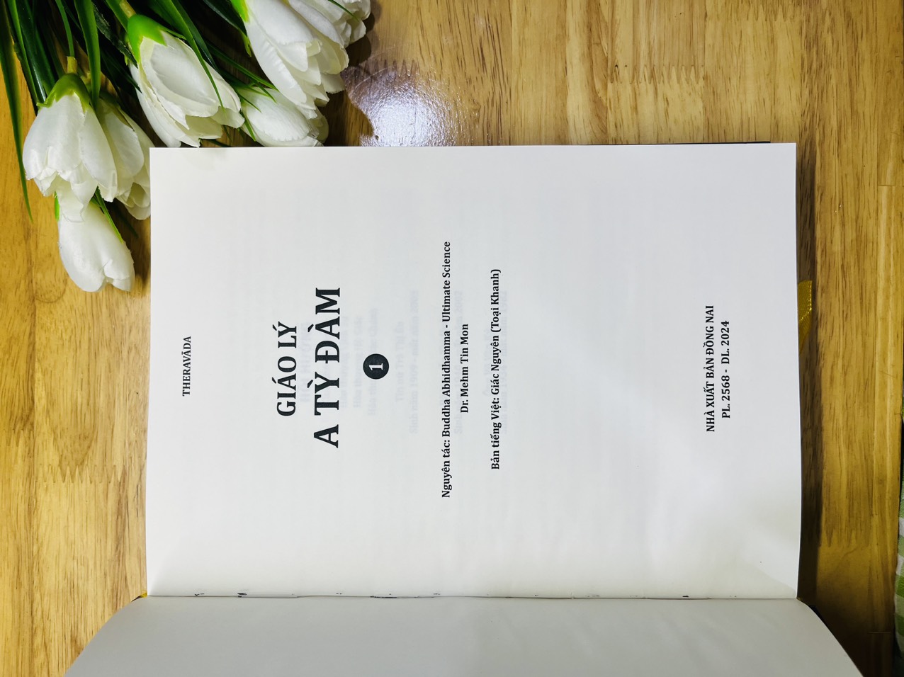 Sách - Giáo Lý A Tỳ Đàm Tập 1 - (Toại Khanh -HN)
