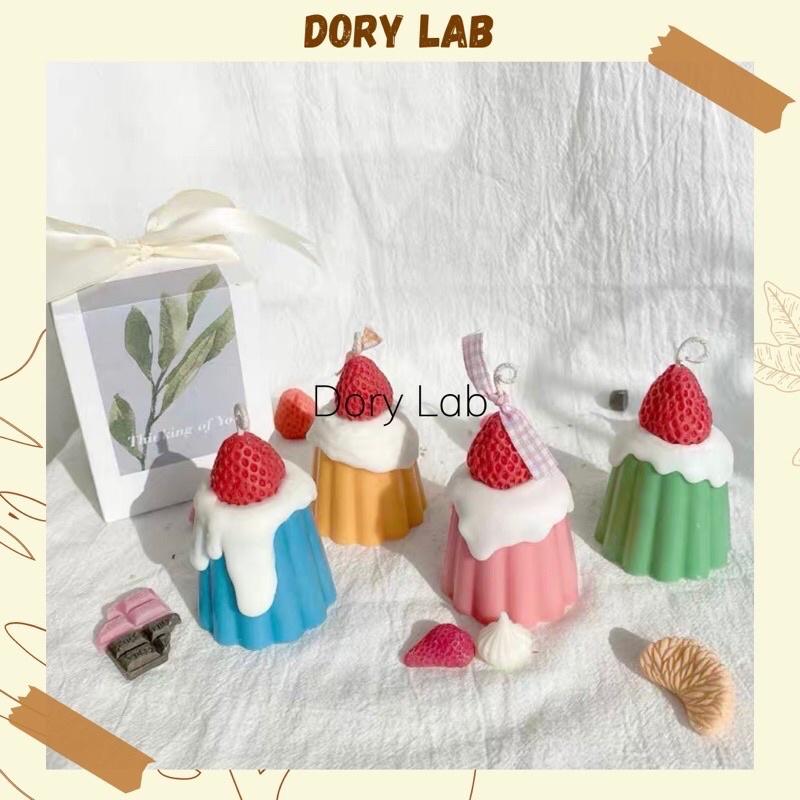 Combo Tự Làm Nến Bánh Pudding Tại Nhà Nhiều Màu Sắc - Dory Lab