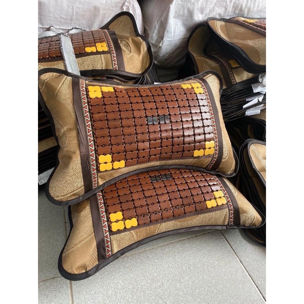 Gối Trúc Hạt Cao Cấp Thoáng Khí Mát Mẻ Cho Giấc Ngủ Ngon 50x 30cm